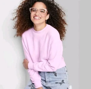 Women's Sweatshirt - Wild Fable - Lavender Purple Size XS, S, M, L, XL - Picture 1 of 2