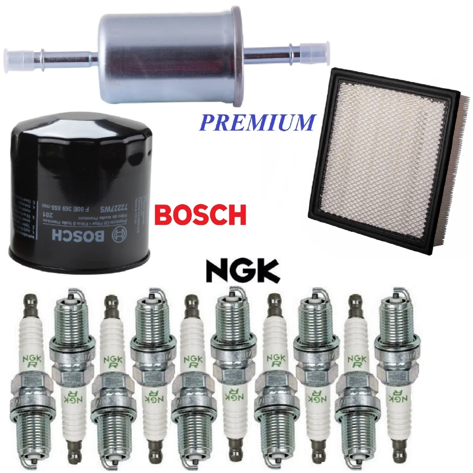 Kit de afinación filtros bujía para Ford F-350 Super Duty V10 6,8 L 2008-2010 Foto 1 de 1