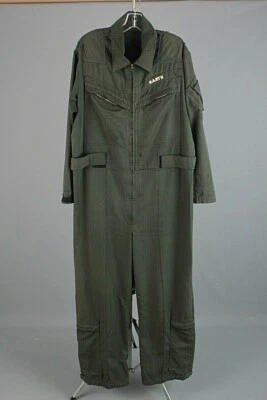 男式 20 世纪 70 年代 McDonnell Douglas 制服或飞行服 L 70 年代复古绿色工作服  — 第 1/4 张图片