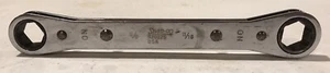 VINTAGE Snap On Tools 5/8-11/16"Box Ratcheting Wrench 6Point, R2022S Standard - Picture 1 of 5