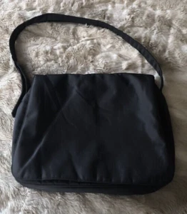 Neue gepolsterte schwarze Laptop-Kuriertasche Kuriertasche Business Aktentasche Arbeitstasche - Bild 1 von 10