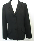 Laundry By Shelli Segal Black Jacket With Beaded Design Size 10