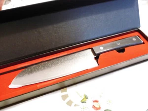 SANTOKU DAMASTMESSER Küchen/Allzweckmesser 67 Lagen Klinge 18cm, Länge 30cm NEU! - Bild 1 von 9