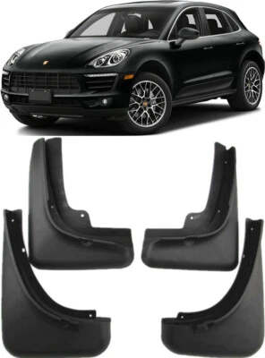 Genuine Full Set Splash Guards Mud Flaps Fender FOR 2014-2025 Porsche Macan - Image 1 of 4