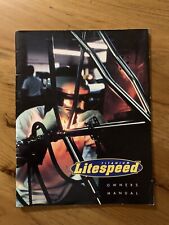 Litespeed Owners Manual Softcover 53 Pages 1999-2000