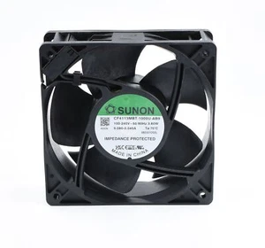 Sunon Lüfter 120x120x38mm CF4113MBT-AB9 IP55 AC 230V 3100U/min Flachstecker - Bild 1 von 2