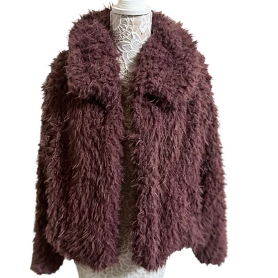 NWT Torrid Lavender Faux Fur Coat • Size 4 • Plush Y2K Winter Jacket - Image 1 of 4