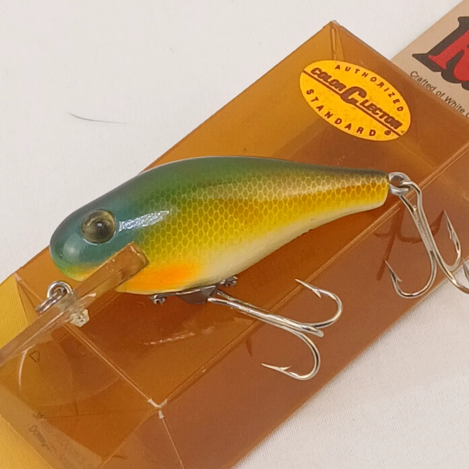 VTG Heddon Timber Rattler Wood Crankbait Color Clector X0100 SUN F5 Lure MINT - Image 1 of 4