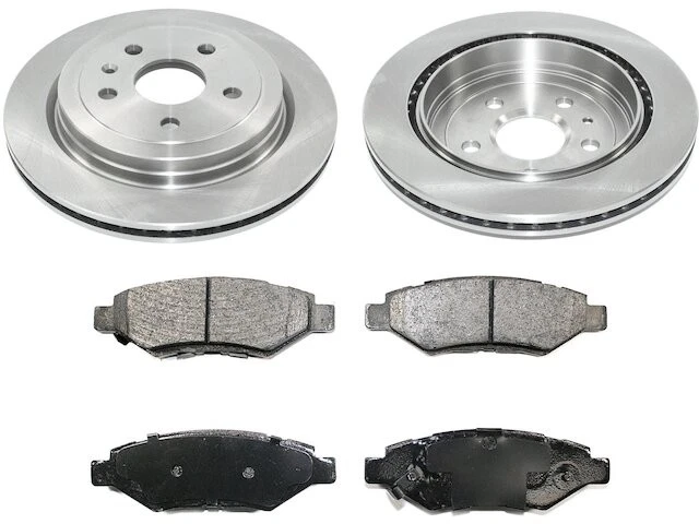 Kit de pastillas de freno trasero y rotor para 08-15 Cadillac Chevy CTS Camaro 3,6 L V6 HM37S2 Foto 1 de 1