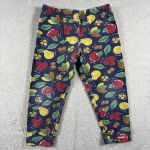Vintage Osh Kosh Baby B’Gosh Fruit Print Pants Leggings Size 2T made in USA - Picture 1 of 8