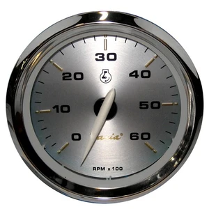 Faria Kronos 4" Tachometer 6000 RPM Inboard I/O TC9983 Marine Gauge​ - Picture 1 of 2