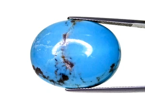 31.54CTS AZUL VERDE NATURAL TURQUESA OVALADO CABUJÓN PIEDRAS PRECIOSAS VER VIDEO - Imagen 1 de 2