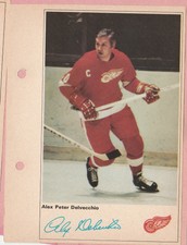 1971/72 TORONTO SUN NHL ACTION HOCKEY PHOTO ALEX DELVECCHIO