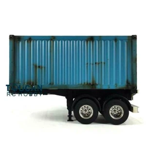 TOUCANRC 1/14 RC 20ft Chassis Container Semi Trailer for Tamiya Tractor Truck - Picture 1 of 5