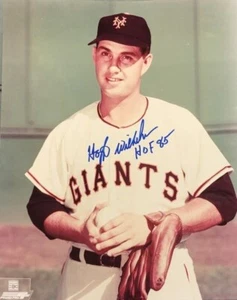 Signed 11x14 HOYT WILHELM "HOF 85" New York Giants Autographed Photo - COA - Picture 1 of 1