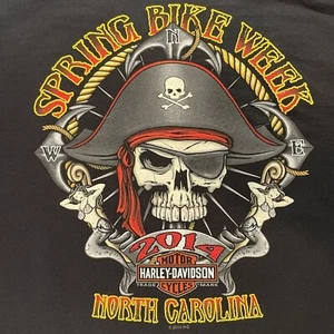 Camiseta Harley Davidson Bike Week 2014 negra talla XL - Imagen 1 de 15