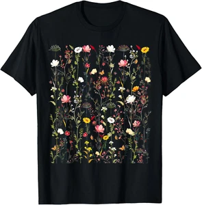 Camiseta con gráfico botánico floral de inspiración vintage - Imagen 1 de 4
