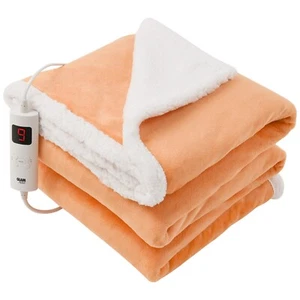 Heated Throw Large Blanket Electric Warm Fleece Washable Timer & Heat Settings - Picture 1 of 155