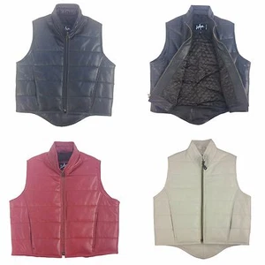 Anjum Quilted Sheep Echo Leather Women Romy Vest - Picture 1 of 14