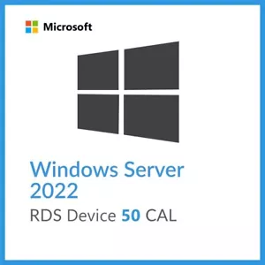 50 dispositivos RDS CAL Windows Server 2022 servicios de usuario remoto CALs - Imagen 1 de 2