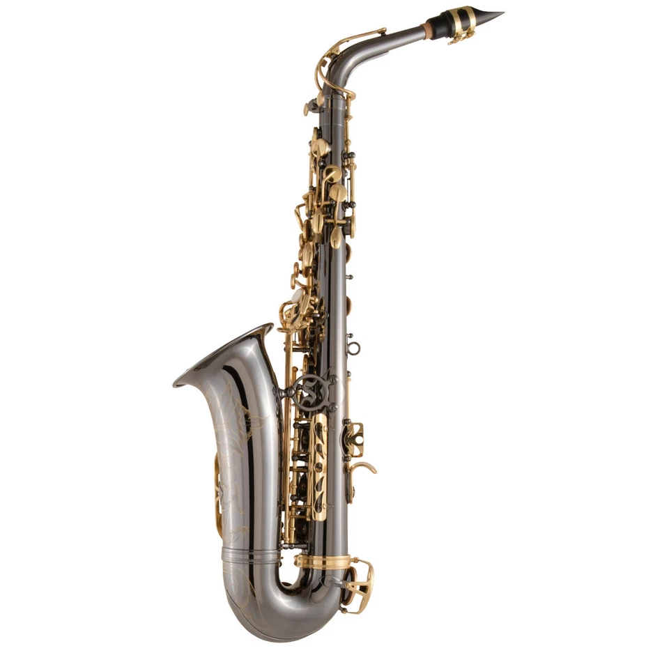 Selmer SAS511B Alto Saxophone Black Nickel Finish with Hard Rubber Mouthpiece