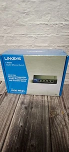 Linksys 5-Port Gigabit Ethernet Switch SE3005V2 Metal Chassis - Picture 1 of 2