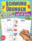 Schwungbungen ab 4  Jahren: Der groe  Kindergartenblock -  Vorschulheft und Vorsc