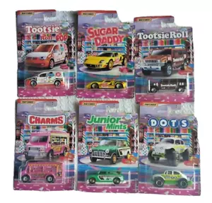 Matchbox Candy & Food Service Series Charms, Tootsie, Dots Complete Diecast Set - Picture 1 of 8