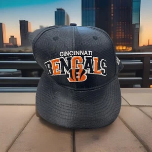 “Cincinnati Bengals B” Flat Brim Hat One Size - Picture 1 of 8
