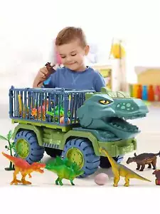 1 Set Dinosaur - Themed Engineering Car Toy Set - for Boys, Gift for Holidays - Picture 1 of 13