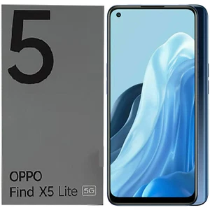 BNIB OPPO Find X5 Lite Dual-SIM 256GB + 8GB Black Factory Unlocked 5G OEM - Afbeelding 1 van 1