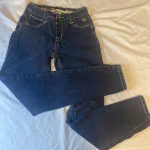 Justice  Premium Jean Girls Simply Low Blue Denim Size 12R Jegging - Picture 1 of 24