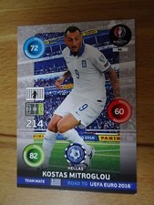 Panini Adrenalyn XL Road to Uefa Euro 2016 No. 96 Kostas Mitroglou Greece