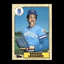 Dennis Leonard 1987 Topps Kansas City Royals #38 Set Break R305