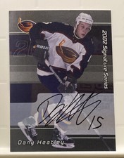 2001-02 In the Game Be A Player Signature Series #226 Dany Heatley AUTO