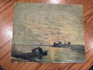 RARE Vintage Eureka Jigsaw Puzzle 245+ Wood 12" X 10" - wertz Muronaw - Picture 1 of 22