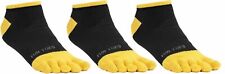 FUN TOES Men's Toe Socks Barefoot Running Socks Size 10-13 3 Pairs