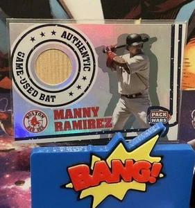 2005 Topps Pack Wars Game Used Bat Memorabilia Manny Ramirez - Picture 1 of 2