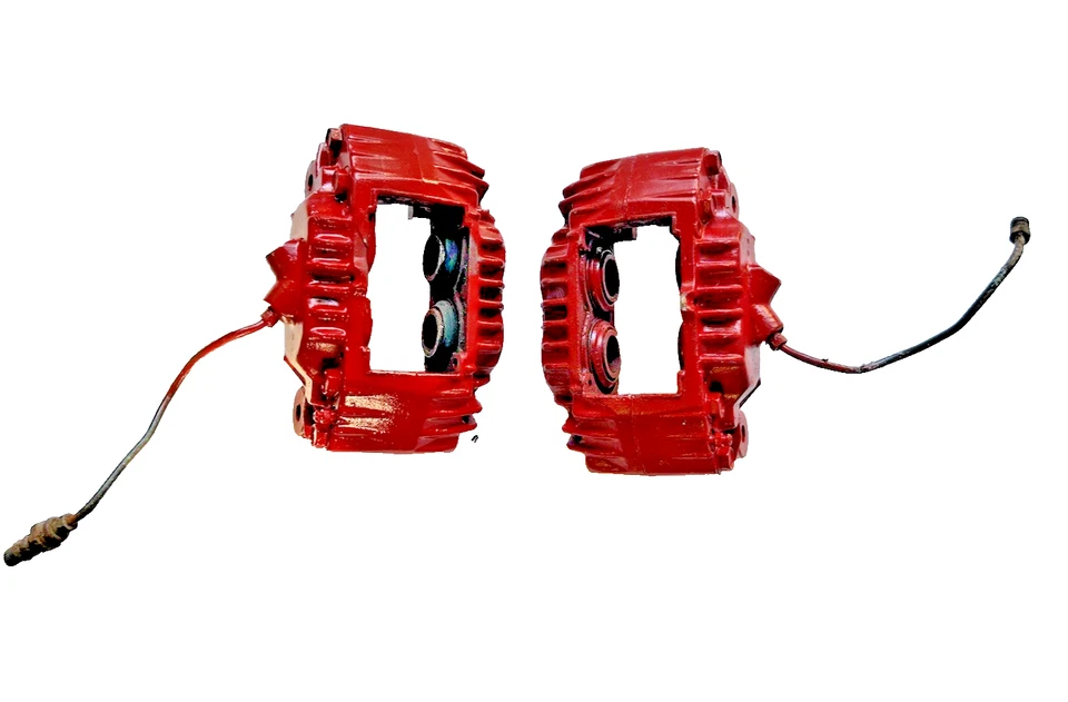 86-91 MAZDA RX7 FC3S SET OF 2 FRONT LEFT & RIGHT 4 PISTON BRAKE CALIPER OEM Foto 1 de 4