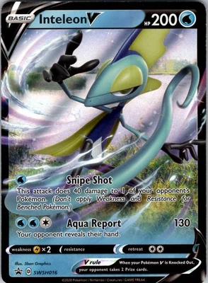 Inteleon V Promo SWSH: Sword & Shield Promo Cards SWSH016 NM Holo - Image 1 of 2