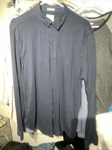 A Frame Men’s Button Down Tshirt Large Tall - Picture 1 of 4