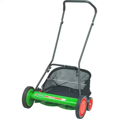 20 in. Cortacésped manual con carrete trasero, incluye recogedor de césped Foto 1 de 4