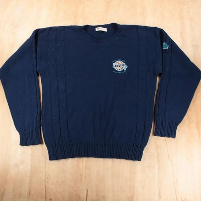 1994 NFL Superbowl 28 XXVIII вышитый хлопок свитер большой винтажный 90-х сделано в США - Изображение 1 из 4