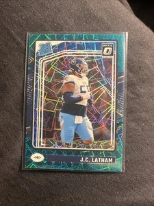 2024 Donruss Optic - Teal Velocity J.C. Latham Tennessee Titans #234 Rookie - Foto 1 di 2