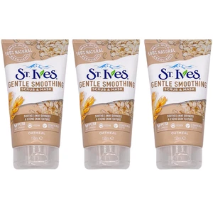St. Ives sanftes glättendes Gesichtspeeling & Maske Haferflocken 150ml - 3er Pack - Bild 1 von 3