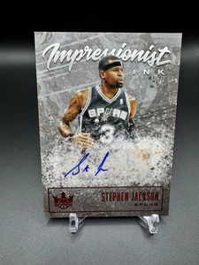 Tinta impresionista Stephen Jackson 2019-20 Panini Court Kings #II-SJA/49 - Imagen 1 de 2
