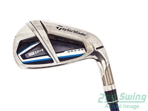 TaylorMade SIM MAX OS Single Iron 9 Iron Graphite Senior Right 35.75in - Picture 1 of 9