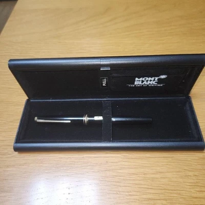 Pluma Estilográfica Montblanc W-Alemania De Colección Negro Dorado Nuevo en Caja Juego Completo Años 80 Foto 1 de 4