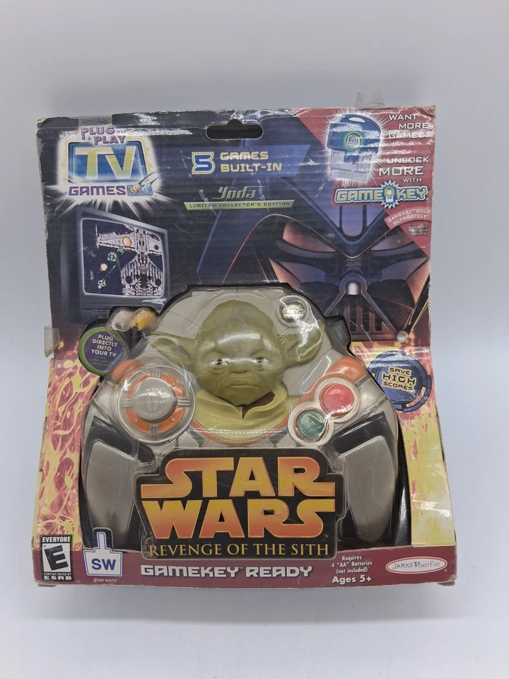 Star Wars Revenge of The Sith Yoda Limited Edition Plug & Play TV Game 5 Games