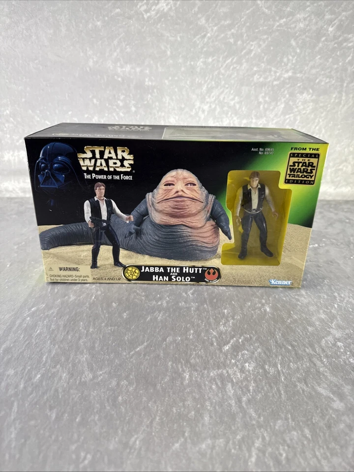 Star Wars Trilogy POTF Jabba The Hutt 3 3/4" Figure Kenner 69742 1997
